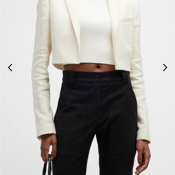 A.L.C Andy Cropped Jacket size 8 NWT NEW Color: Ecru - Picture 2 of 8